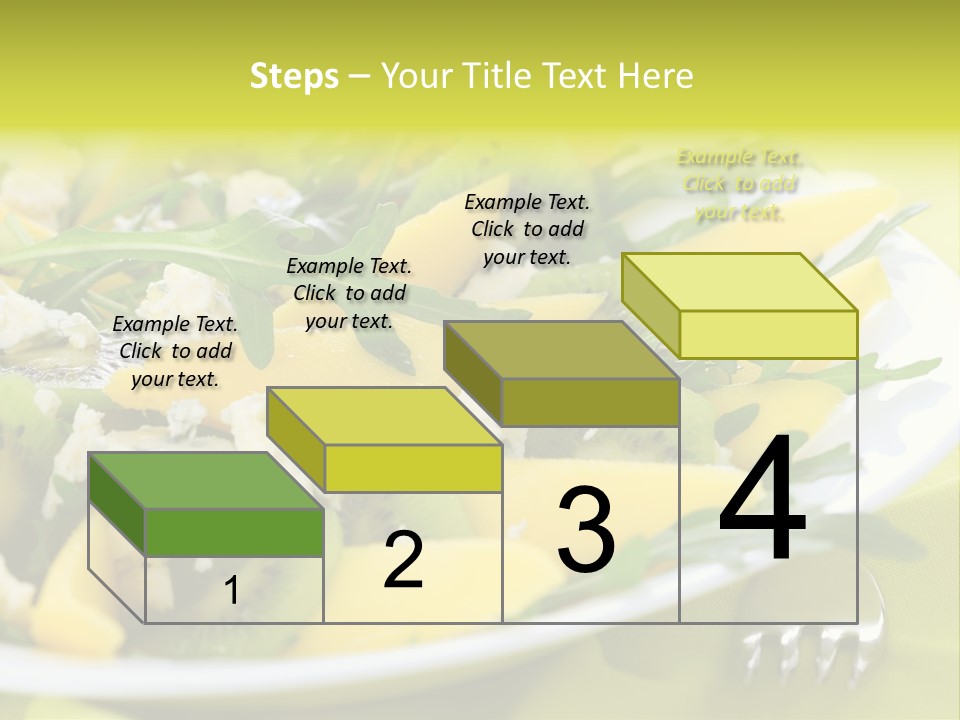 Food Calorie Cut PowerPoint Template