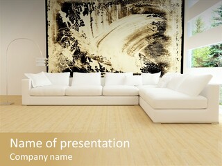 Residential Interior Contemporary PowerPoint Template