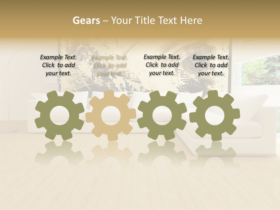 Residential Interior Contemporary PowerPoint Template