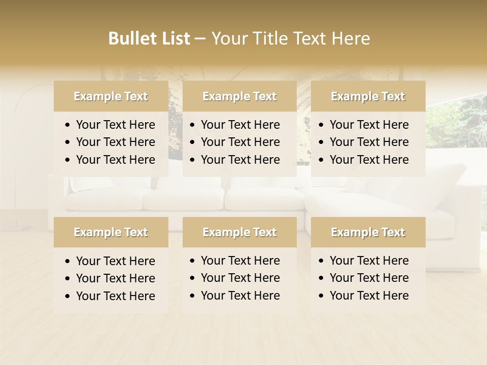 Residential Interior Contemporary PowerPoint Template