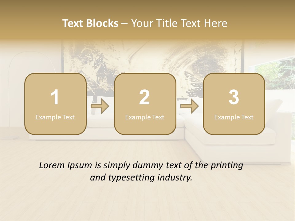 Residential Interior Contemporary PowerPoint Template