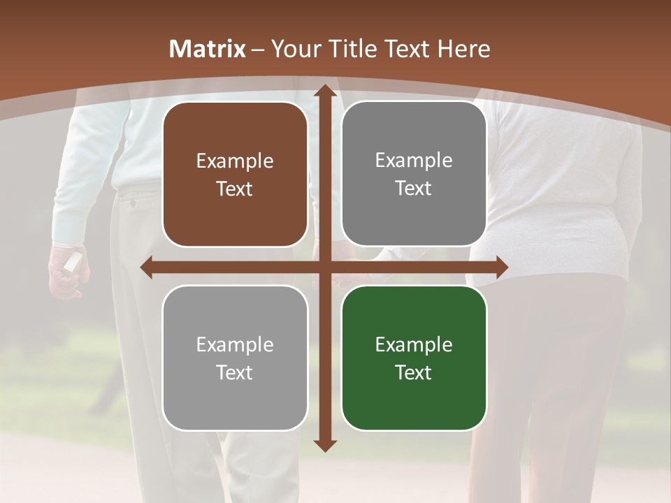 Grandfather Love Woman PowerPoint Template