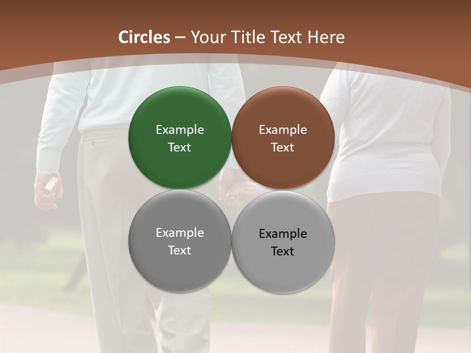 Grandfather Love Woman PowerPoint Template