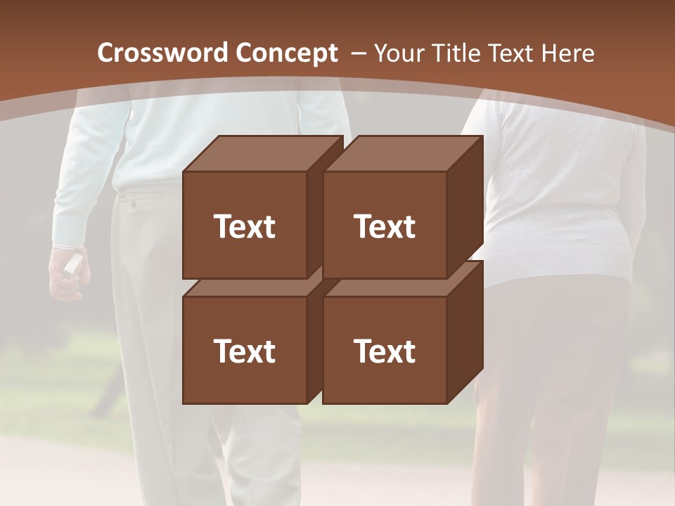 Grandfather Love Woman PowerPoint Template