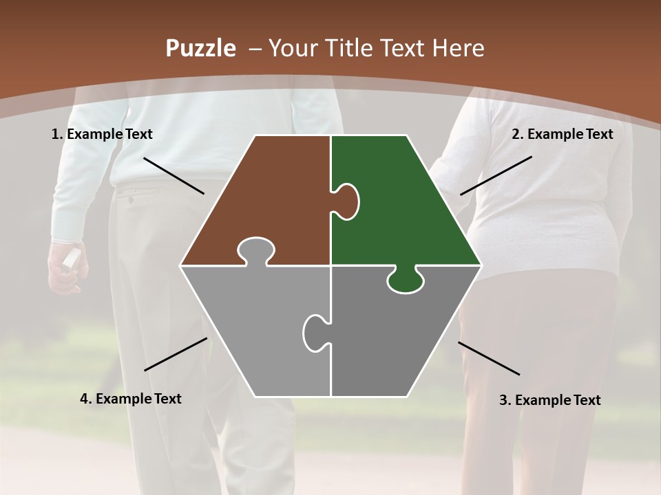 Grandfather Love Woman PowerPoint Template