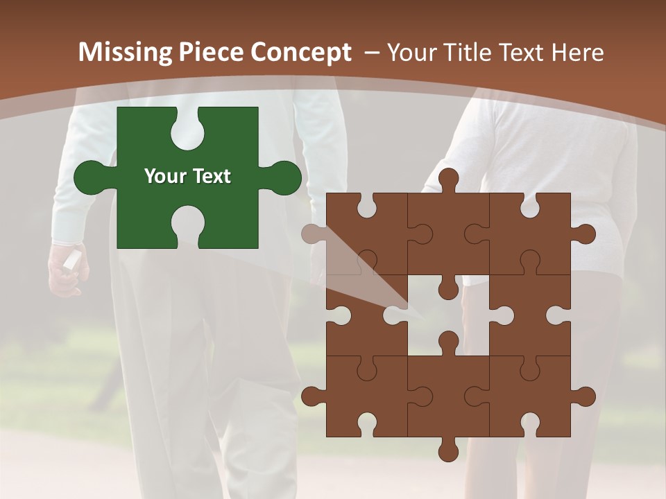 Grandfather Love Woman PowerPoint Template