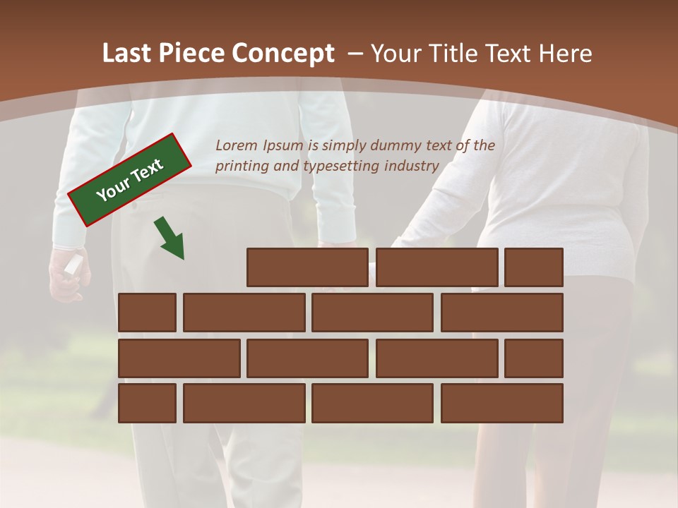 Grandfather Love Woman PowerPoint Template