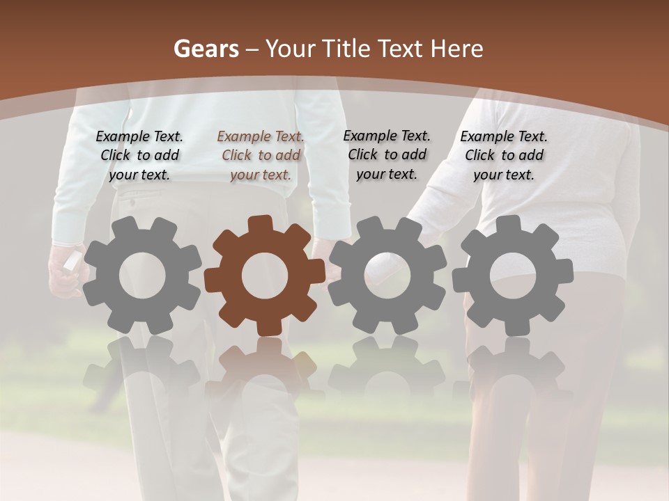 Grandfather Love Woman PowerPoint Template