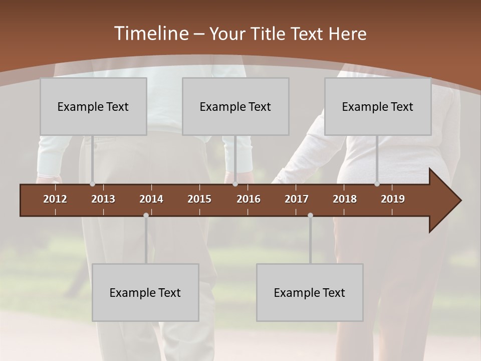 Grandfather Love Woman PowerPoint Template