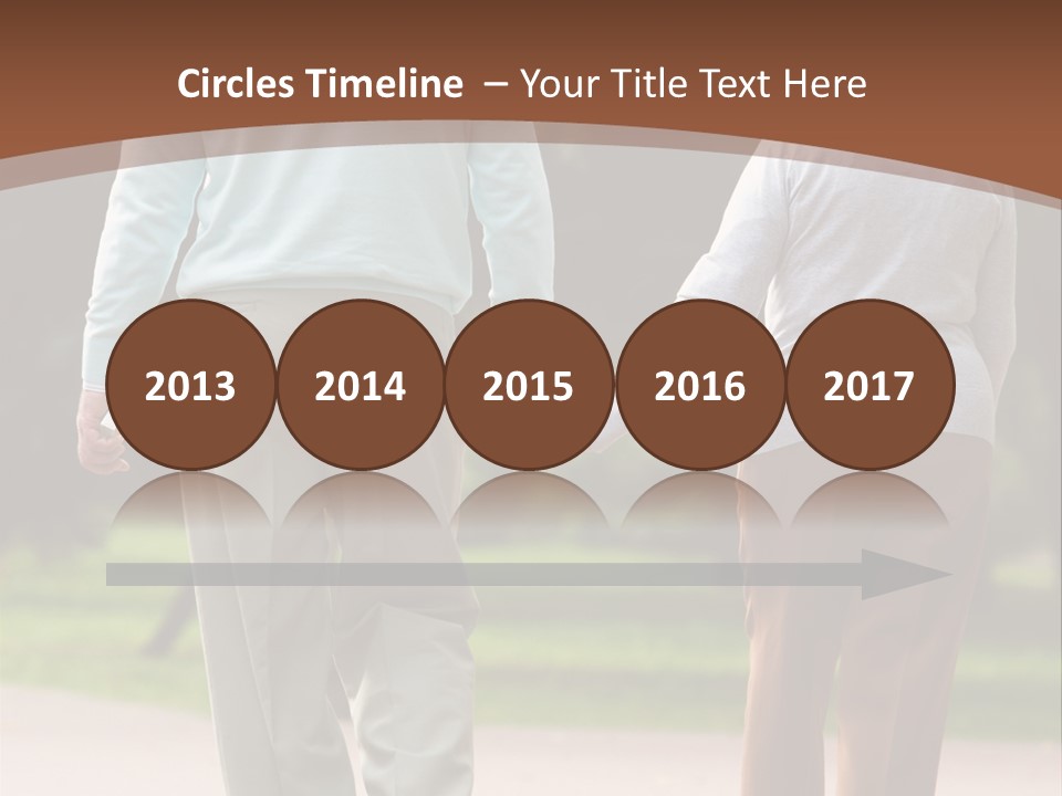 Grandfather Love Woman PowerPoint Template