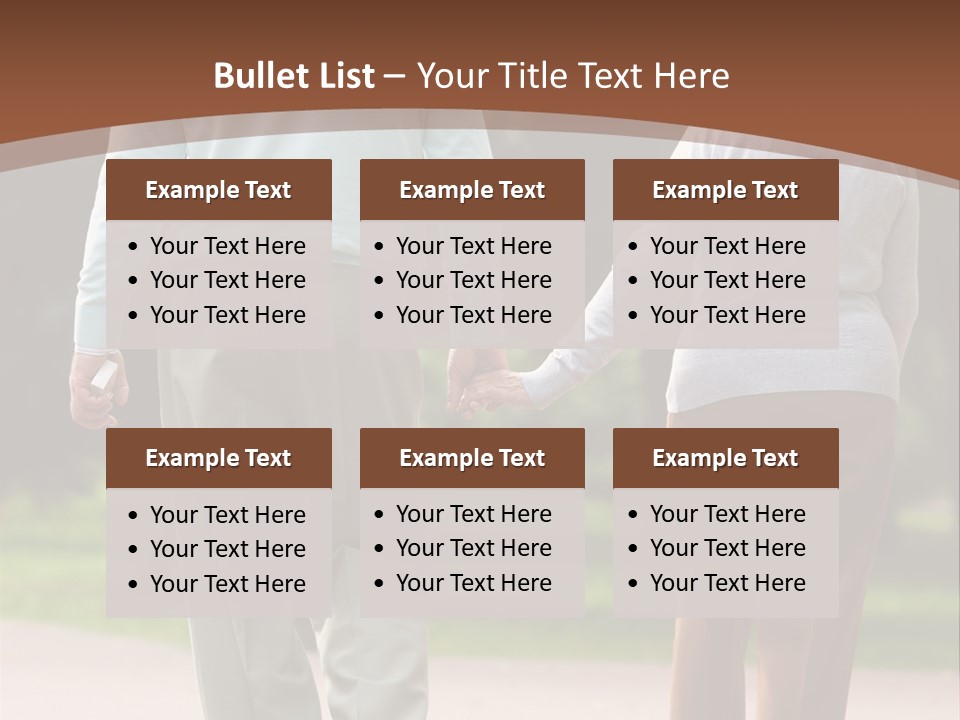 Grandfather Love Woman PowerPoint Template