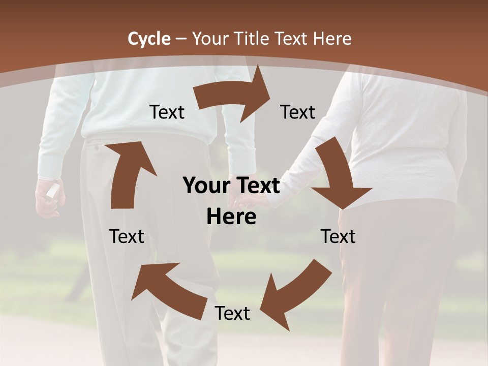 Grandfather Love Woman PowerPoint Template