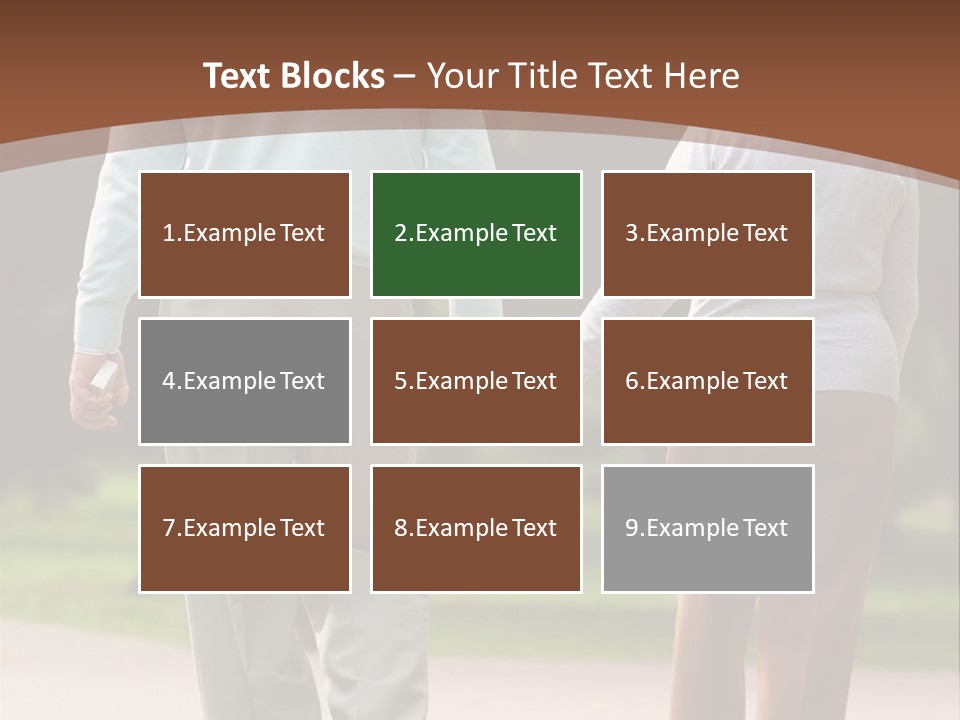 Grandfather Love Woman PowerPoint Template