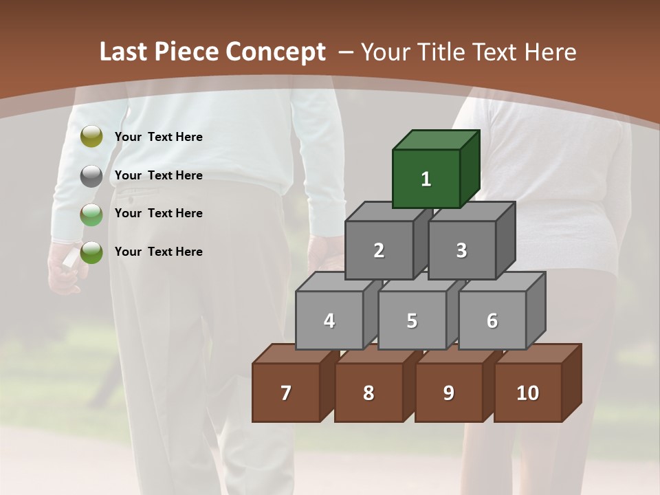 Grandfather Love Woman PowerPoint Template