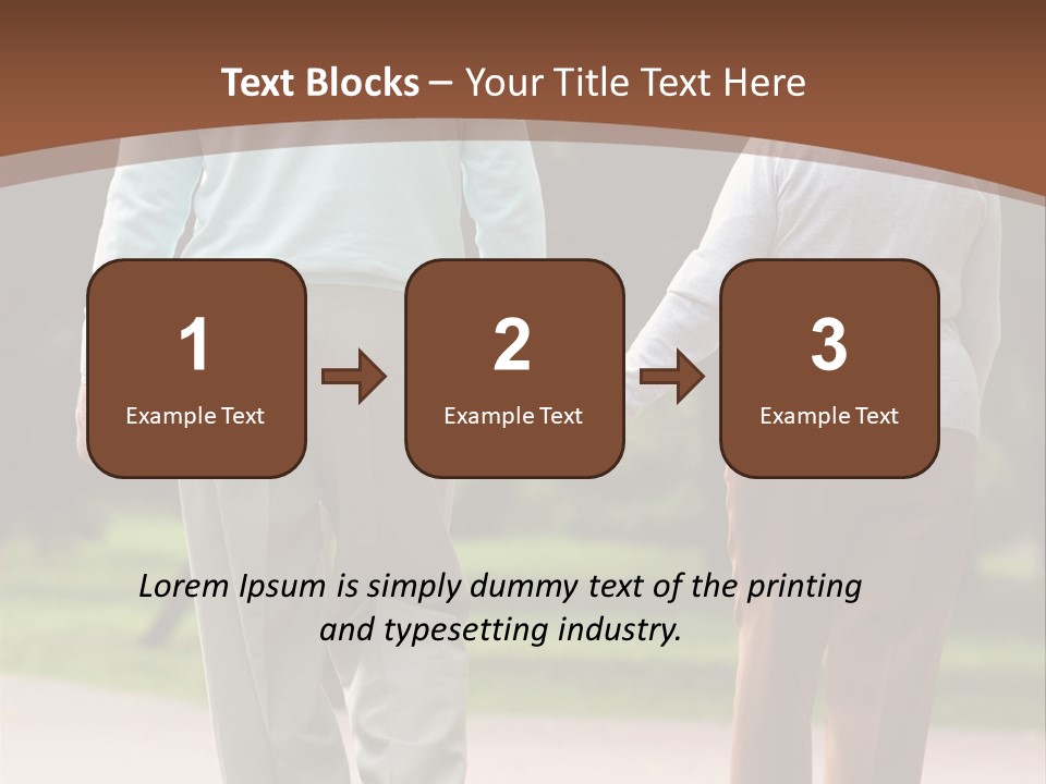 Grandfather Love Woman PowerPoint Template