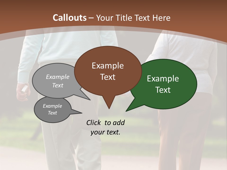 Grandfather Love Woman PowerPoint Template