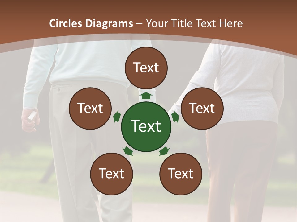 Grandfather Love Woman PowerPoint Template