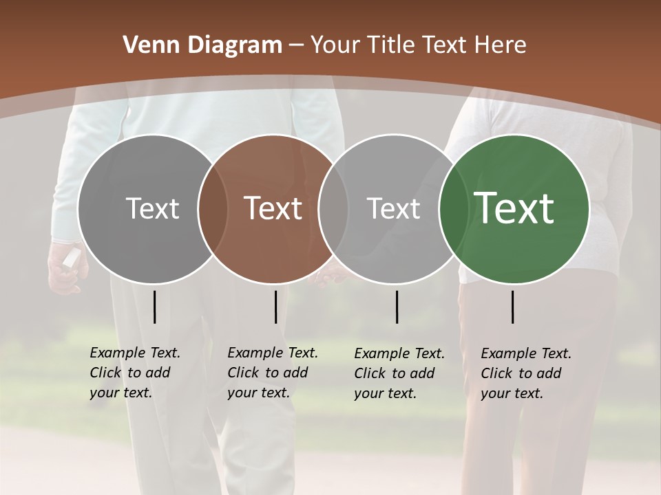 Grandfather Love Woman PowerPoint Template