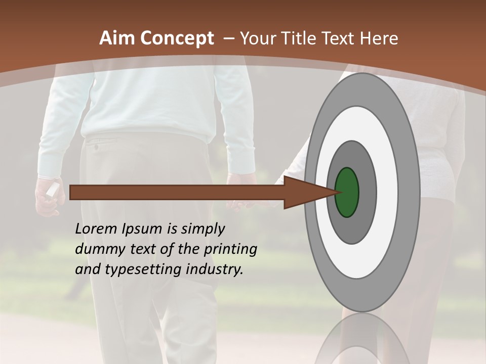 Grandfather Love Woman PowerPoint Template