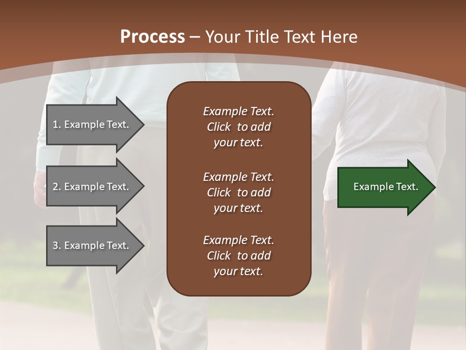 Grandfather Love Woman PowerPoint Template