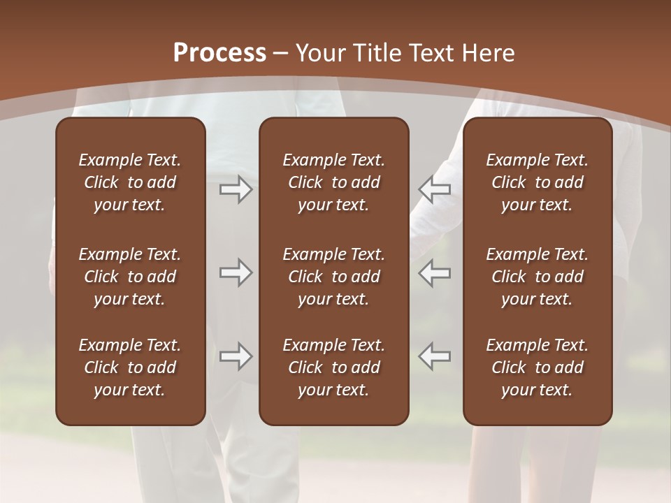Grandfather Love Woman PowerPoint Template