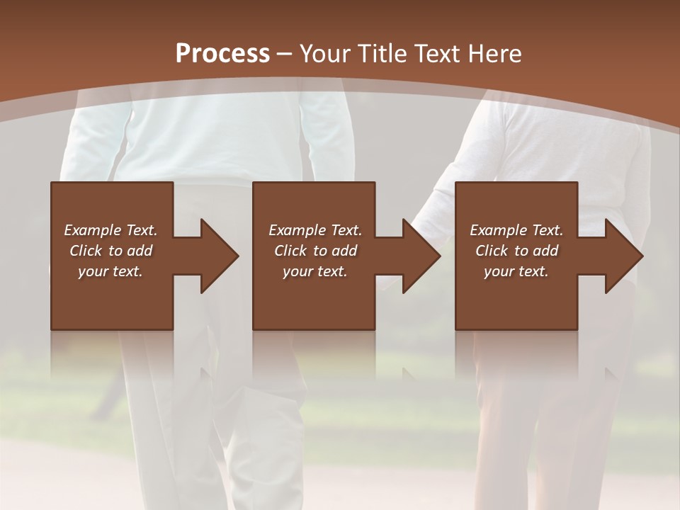 Grandfather Love Woman PowerPoint Template