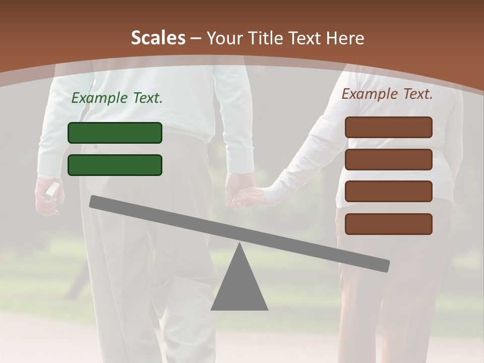 Grandfather Love Woman PowerPoint Template