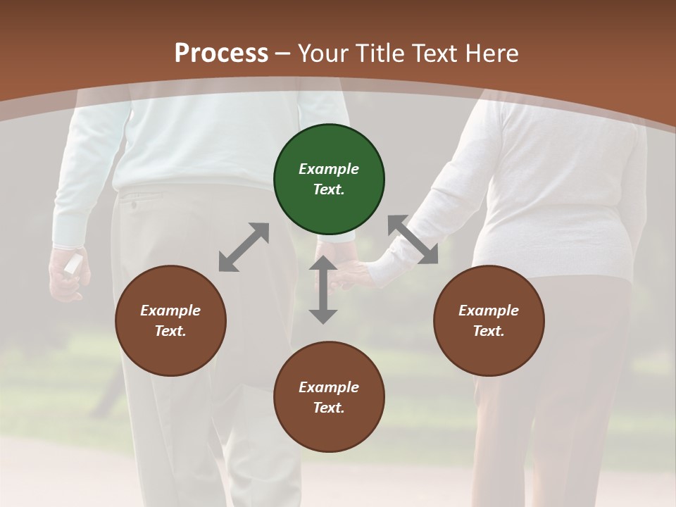 Grandfather Love Woman PowerPoint Template