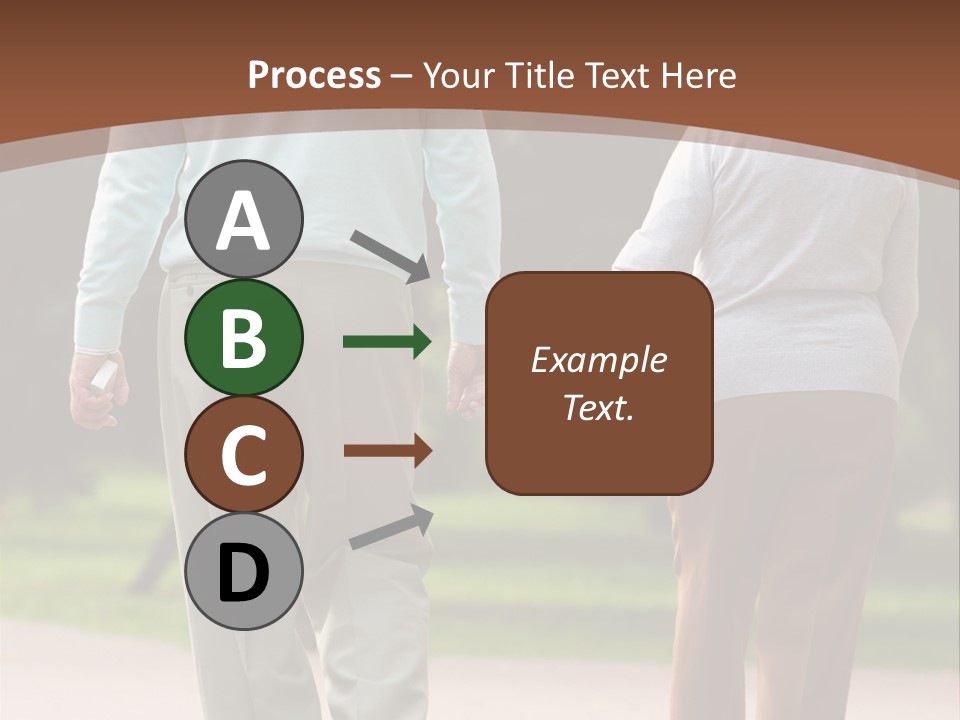 Grandfather Love Woman PowerPoint Template