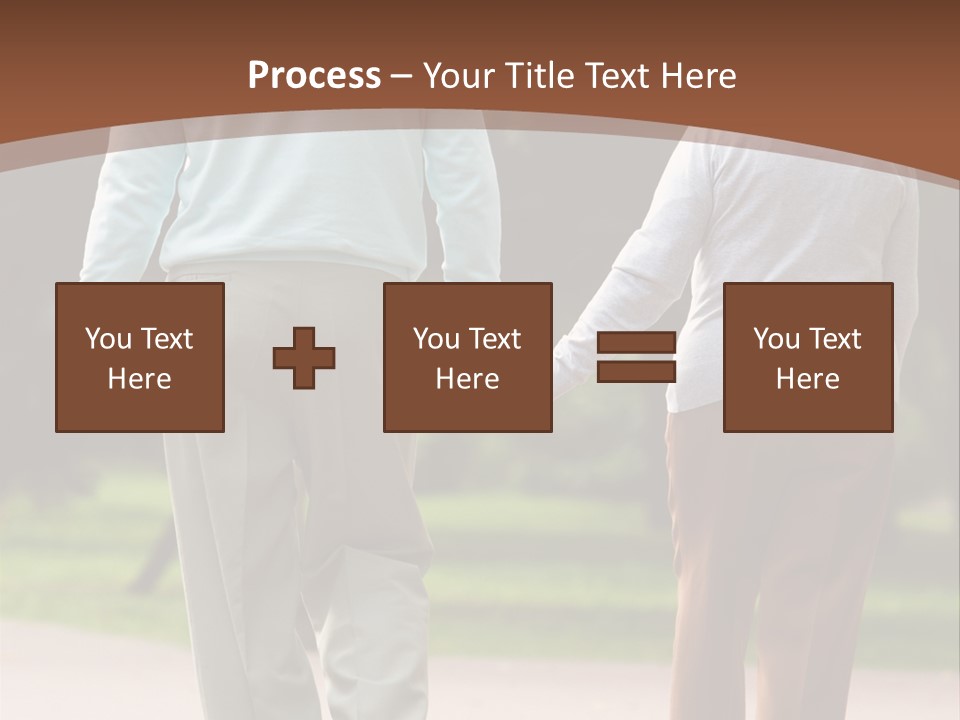 Grandfather Love Woman PowerPoint Template