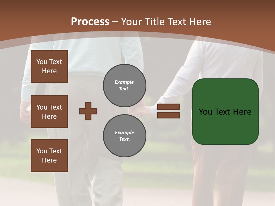 Grandfather Love Woman PowerPoint Template