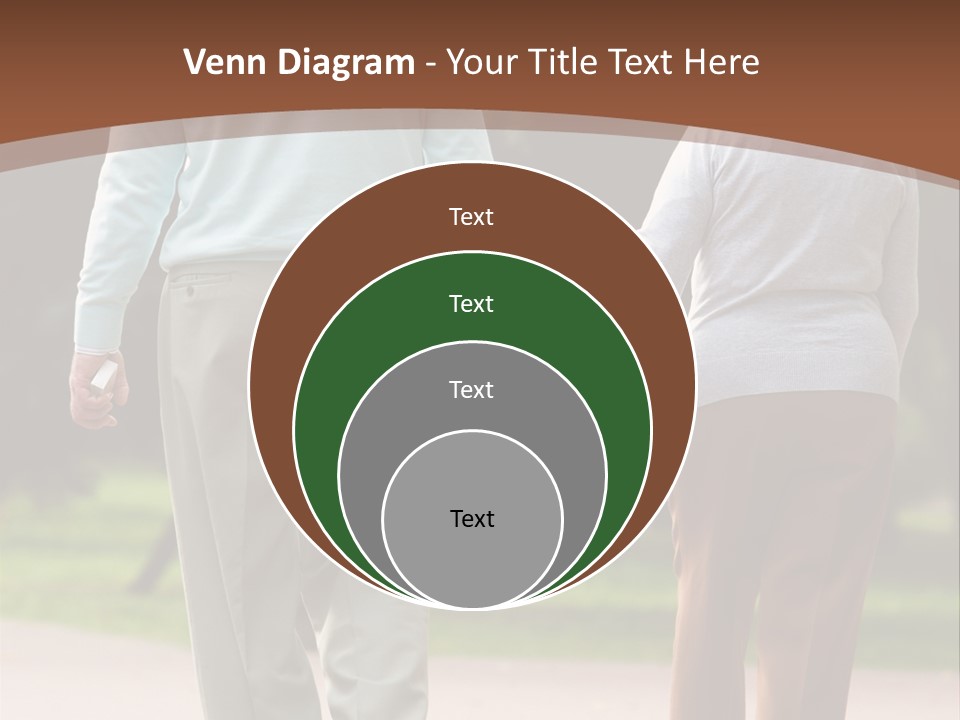 Grandfather Love Woman PowerPoint Template