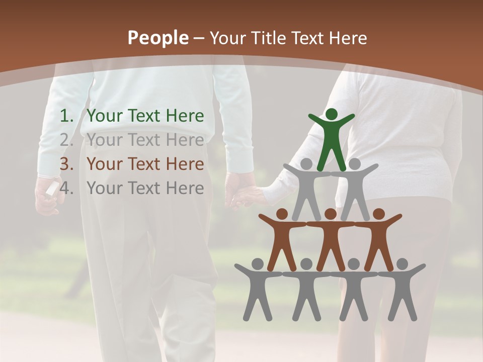 Grandfather Love Woman PowerPoint Template