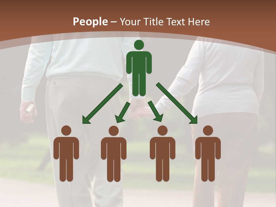 Grandfather Love Woman PowerPoint Template