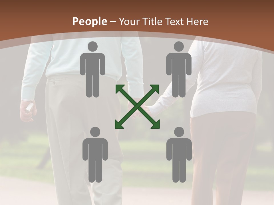 Grandfather Love Woman PowerPoint Template