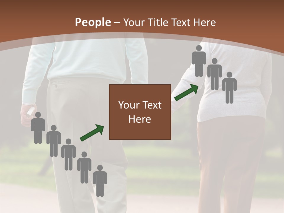 Grandfather Love Woman PowerPoint Template