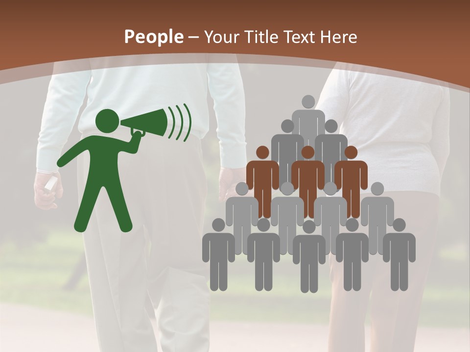 Grandfather Love Woman PowerPoint Template