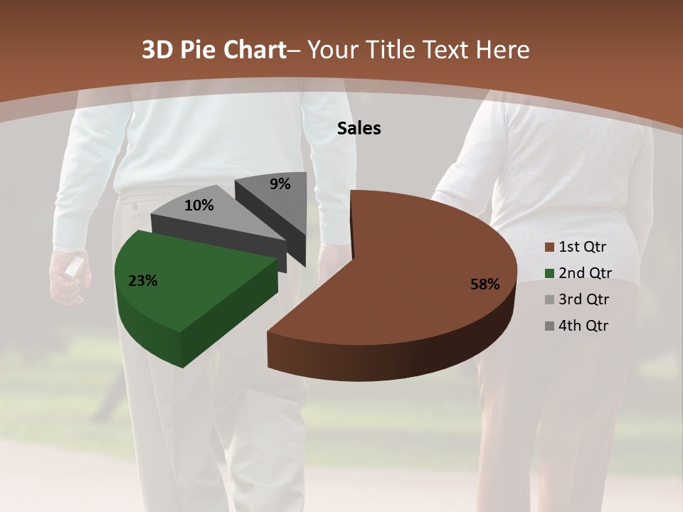Grandfather Love Woman PowerPoint Template