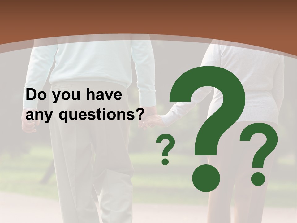 Grandfather Love Woman PowerPoint Template