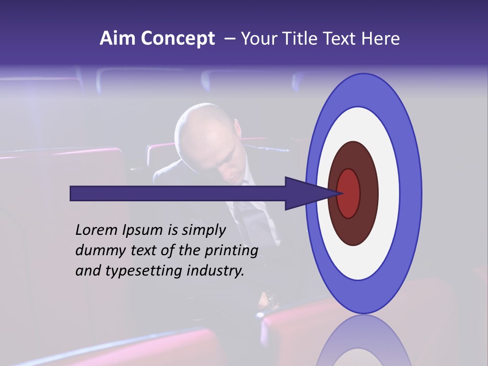 People Formal Loneliness PowerPoint Template