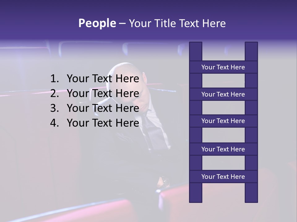 People Formal Loneliness PowerPoint Template