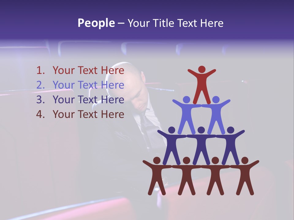 People Formal Loneliness PowerPoint Template