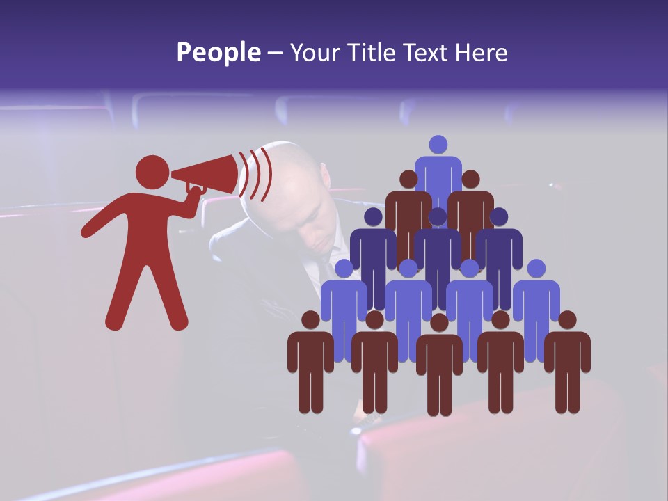 People Formal Loneliness PowerPoint Template