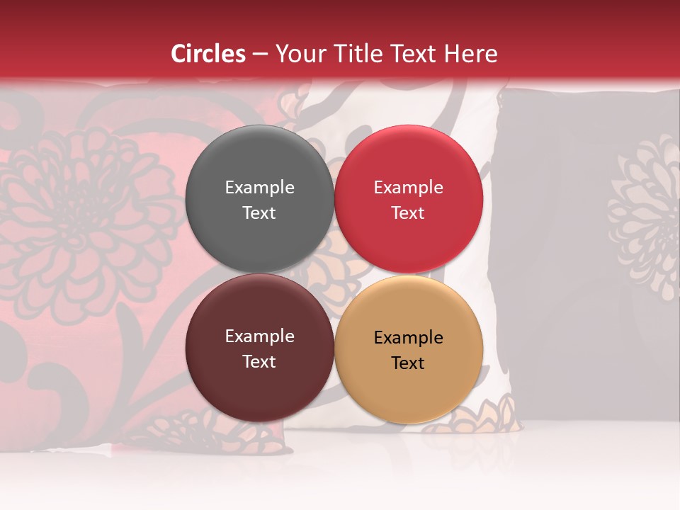 Pillow Cushion Over PowerPoint Template