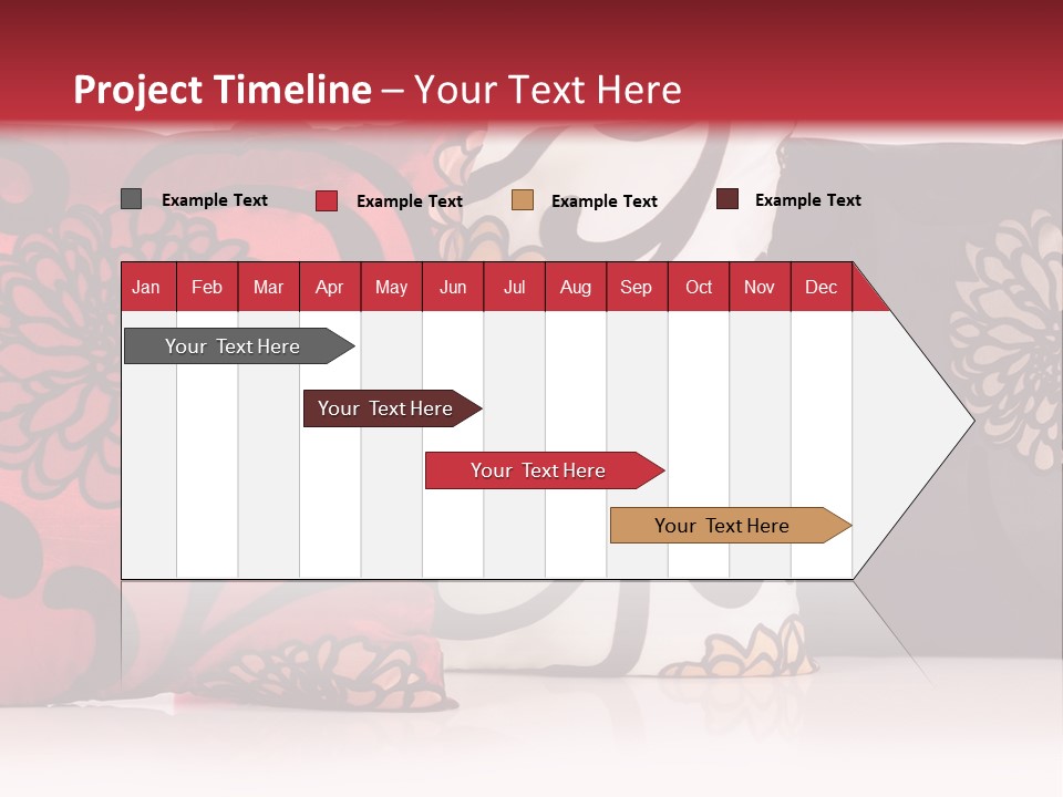 Pillow Cushion Over PowerPoint Template