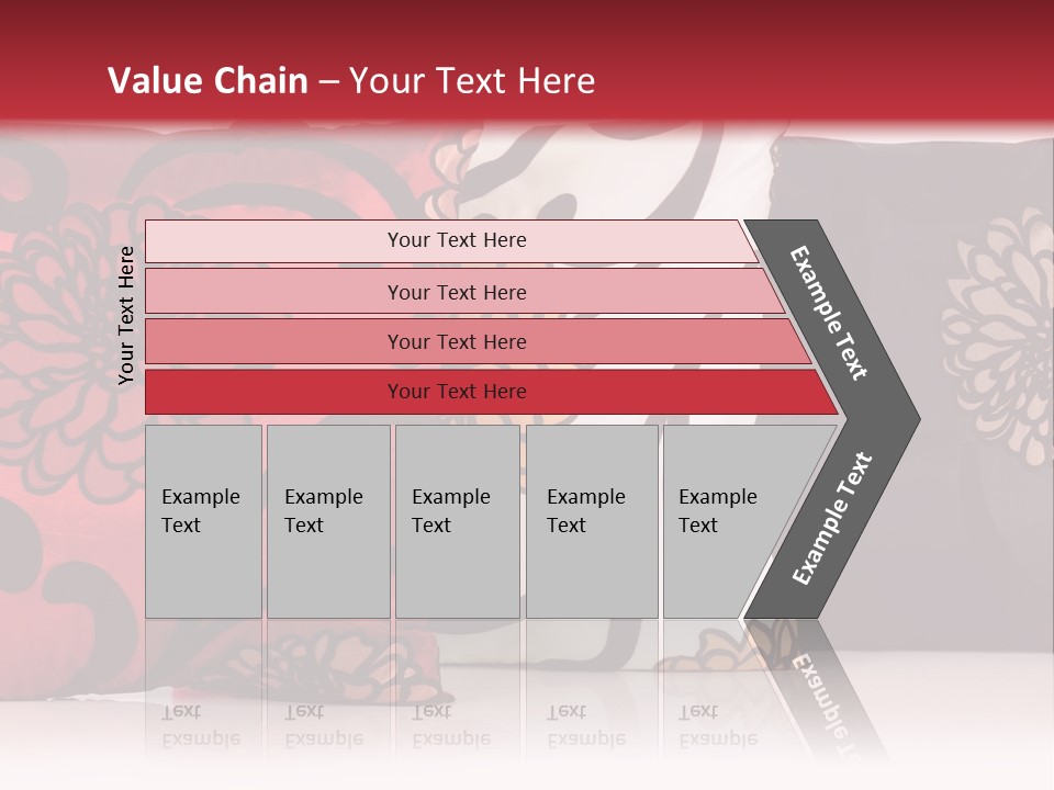 Pillow Cushion Over PowerPoint Template