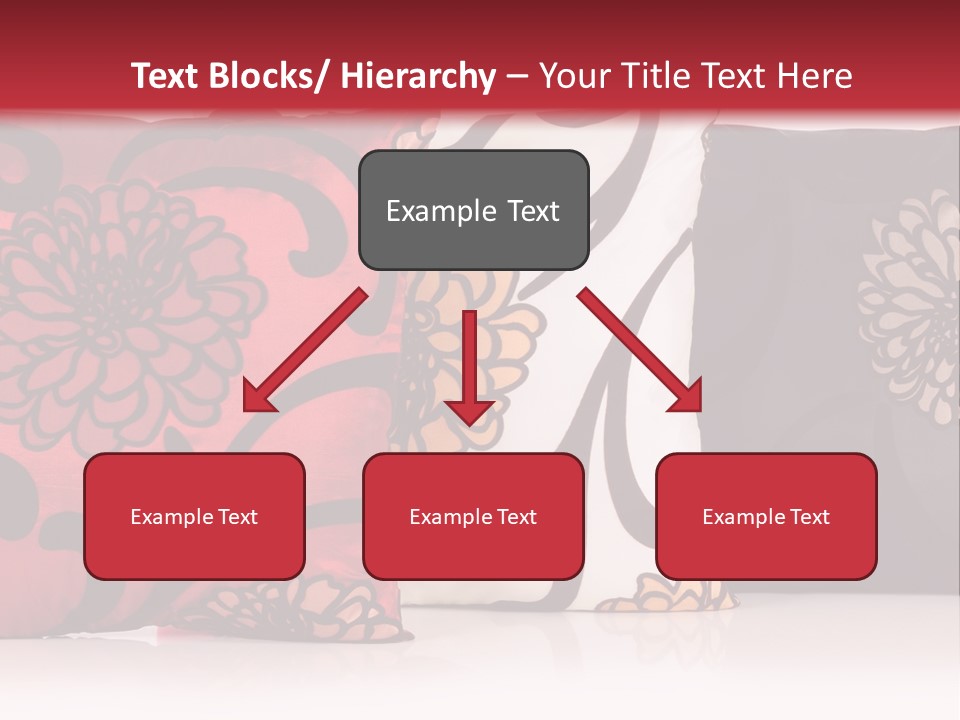 Pillow Cushion Over PowerPoint Template