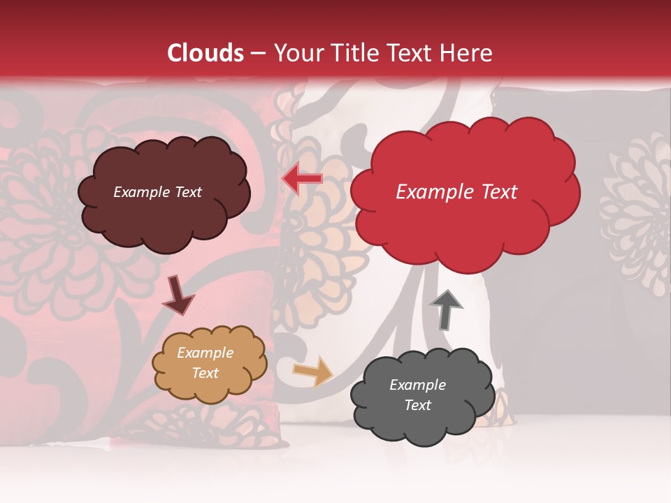 Pillow Cushion Over PowerPoint Template