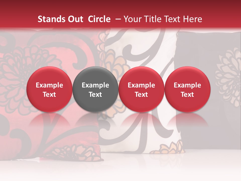 Pillow Cushion Over PowerPoint Template