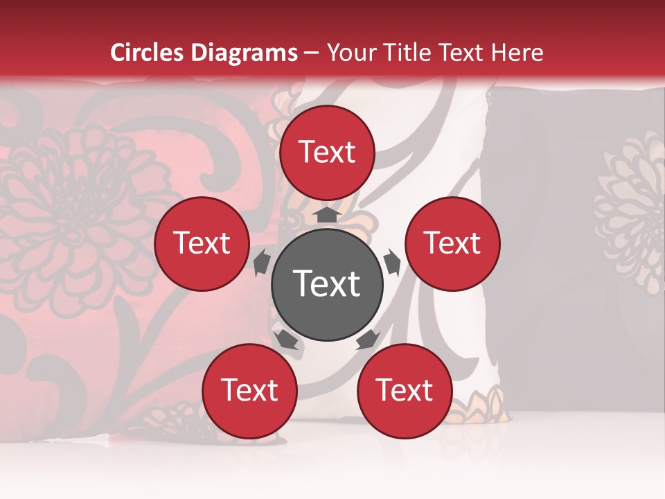 Pillow Cushion Over PowerPoint Template